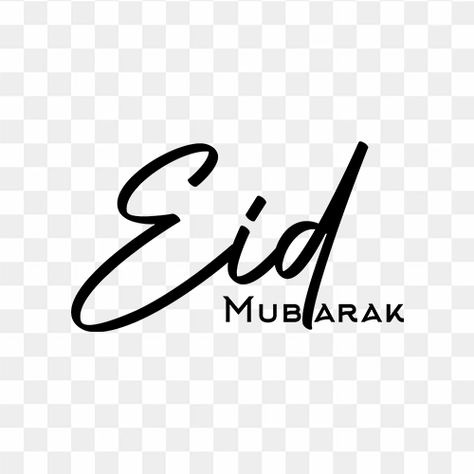 Eid Mubarak Text, Png Text, Text Overlay, Eid Mubarak, Transparent Background, Quick Saves, Black