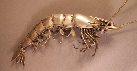 Oleg Konstantinov Fish Jewelry, Metal Sculptures, Insect Art, Silver Jewelry Rings, Cream Sauce, Metal Artwork, Metal Sculpture, Bangles Jewelry, Animal Jewelry