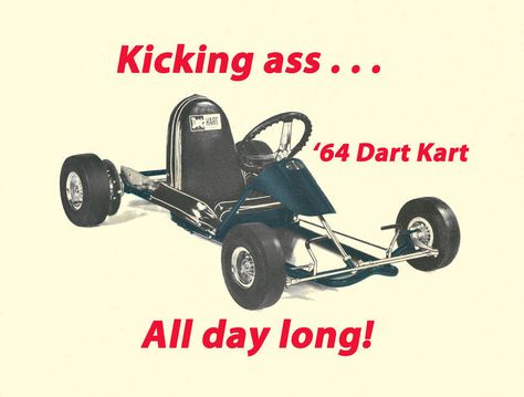 Vintage With A Modern Twist 1964 Rupp Dart Kart Go-Kart Print picclick.com Vintage Go Karts, Bike Cart, Vintage Ceramic Christmas Tree, Go Kart Racing, Antique Fans, Mini Bikes, Microcar, Go Karts, Football Stickers