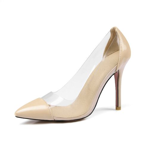 Women Pumps  10cm High Heels Sexy Pointed Toe Slip-on Wedding Party Shoes For Lady Size 43 44  Check more at https://hk123mart.com/product/dijigirls-women-pumps-2018-10cm-high-heels-sexy-pointed-toe-slip-on-wedding-party-shoes-for-lady-size-43-44-dropshipping/ Wedding Party Shoes, Patchwork Fashion, Pump Types, Christmas Party Dress, Boho Floral Dress, Gothic Dress, Leather High Heels, Patent Leather Heels, Christmas Hoodies