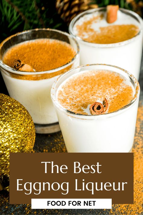 Why not make the season even more interesting with eggnog liqueur? It's a delicious cocktail ingredient that can even be enjoyed on its own. #eggnog #liqueur Egg Nog Liqueur Recipes, Eggnog Cocktail Recipe, Egg Nogg, Eggnog Cocktail, Eggnog Drinks, Homemade Eggnog, Liquor Recipes, Liqueurs Recipes, Egg Nog