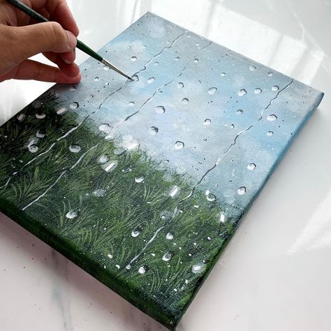 Paint Rain, Art Demo, Painting Video, Acrylic Pouring Art, Acrylic Painting For Beginners, Watercolor Flower Art, Acrylic Paint Set, Acrylic Painting Tutorials, Pouring Art