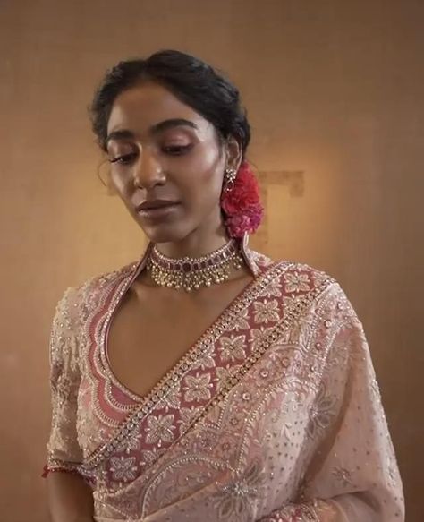 An ombre saree with a scallop border and a Mehrab motif pallu in resham [Video] | Sexy blouse designs, Designer saree blouse patterns, Indian fashion Crystal Blouse Design, Saree With Same Colour Blouse, Blouse Designs Latest Indian, Blouse Patterns Indian, Ejaaz Couture, Ombre Saree, Seema Gujral, Scallop Border, Fashionable Saree Blouse Designs