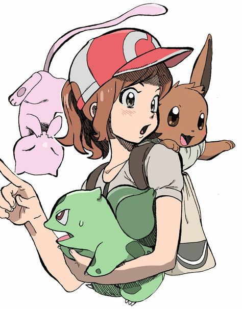 Makes me want to draw my pokemon trainer persona! Pokemon Character Drawing, Pokemon Team Drawing, How To Draw Pokemon Trainers, Pokemon Trainer With Pokemon, Pokemon Trainer Drawing Reference, Pokemon Drawing Reference, Holding A Pokeball Reference, Draw Pokemon Characters, Pokemon And Trainer Art