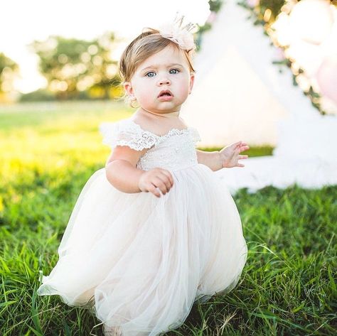 Rue del Sol Ivory over Blush Flower Girl Dress Dresses Girls | Etsy Baby Shower Gown, Blush Flower Girl Dresses, Toddler Photoshoot, Christening Ideas, Baby Girl Princess Dresses, Tulle Dresses, Pink Flower Girl Dresses, Princess Fairy