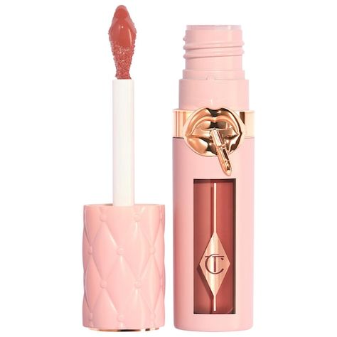 Pillow Talk Big Lip Plumpgasm Plumping Lip Gloss - Charlotte Tilbury | Sephora Hyaluronic Acid Lips, Charlotte Tilbury Pillow Talk, Benefit Brow, Mom Vibes, Charlotte Tilbury Makeup, Juicy Lips, Plumping Lip Gloss, Dior Addict, Lip Kit