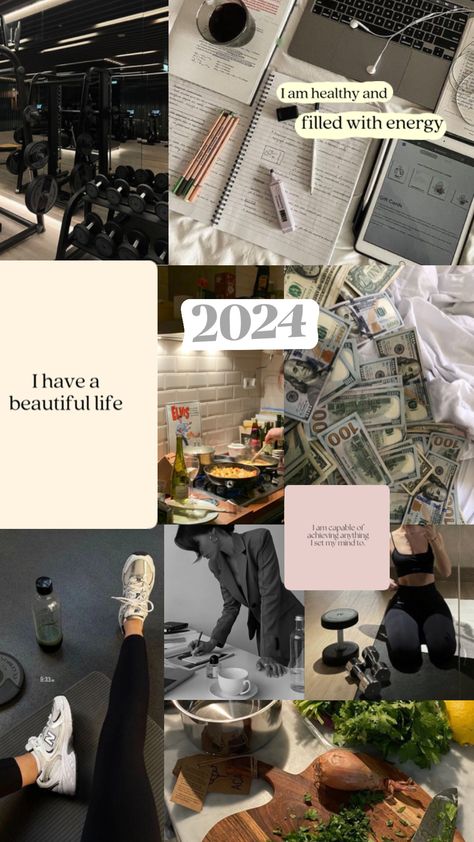 Healthy Lifestyle Motivation Wallpaper, It Girl Vision Board, Vision Board Healthy Lifestyle, Girl Vision Board, Rich Women Lifestyle, Motivational Photos, Motivation Wallpaper, Vision Board Wallpaper, Manifesting Vision Board