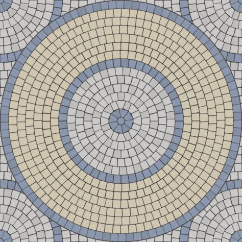 Circular pattern - concrete pavers Circular Paving Pattern, Pavement Pattern, Pavement Texture, Paving Texture, Patio Walkway, Paver Patterns, Pattern Concrete, Granite Paving, Paving Pattern