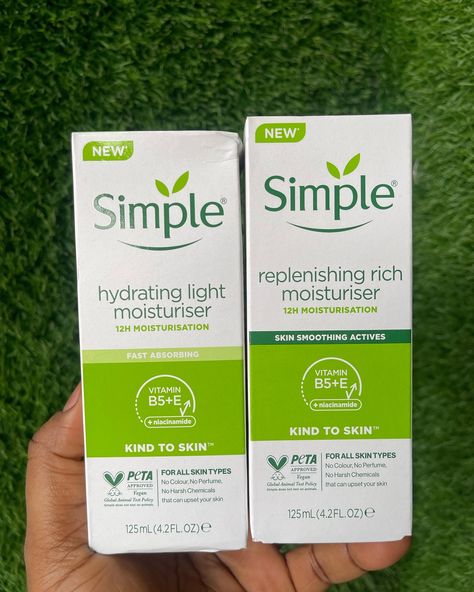 Simple hydrating light moisturizer 6500 Simple protecting light moisturizer 6500 . . To order . . ———————————— Whatsapp (click the link on bio) or call 08034594452 ___________________ Store walk in . . 📍 119, nta mgbuoba road by location junction flyover, beside rccg Passover parish, port harcourt rivers state . . . #skincarecommunity #skincare #skinglow #skincareroutine #skincarebloggers #melanin #skincareproducts #warribabes #rarebeautystore #womeninportharcourt #SkincareStorewarri #explo... Simple Moisturizer, Skin Therapist, Skincare Store, Light Moisturizer, Glowing Skincare, Skin Care Shopping, Port Harcourt, Skin Food, Makeup Items