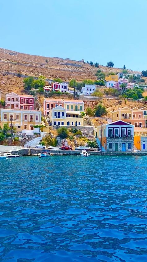 @travelynstyle shared a video on Instagram: “Symi island in Greece is one of the gems of the Dodecanese island chain! It stands out of the other Greek islands for its beautiful…” • Jun 15, 2022 at 10:22pm UTC Dodecanese Islands, Heartwarming Pictures, Dancing In The Moonlight, Its Beautiful, Greece Islands, Greek Islands, Greece Travel, Travel Inspo, A Video