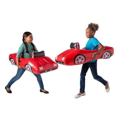 PRICES MAY VARY. It’ll be a fun day at the racetrack when kids play with this inflatable wearable – perfect for Halloween events or a racing-themed birthday party. Material: Vinyl. Size: Inflated, 3 ft. x 18" x 13". Vinyl. Inflated, 3 ft. x 18" x 13". It’ll be a fun day at the racetrack when kids play with this inflatable wearable – perfect for Halloween events or a racing-themed birthday party. Material: Vinyl. Size: Inflated, 3 ft. x 18" x 13", Count: 1 Race Car Costume, Race Car Party Decorations, Movie Theme Birthday Party, Car Costume, Pool Toys For Kids, Hot Wheels Birthday, Car Birthday Theme, Race Car Birthday Party, Cars Theme Birthday Party