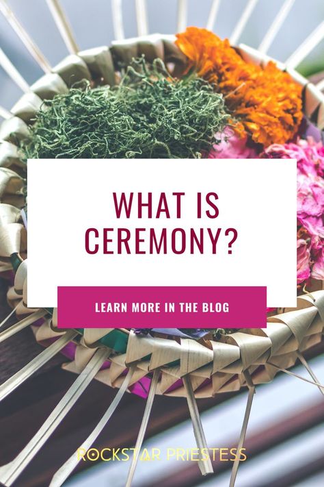 Do you want to know more about ceremonies? In this post I will teach you what a ceremony is, why creating ceremonies is a priestess skill, and how ceremonies bring the sacred into our lives. Click here to read and find out more about ceremonies and rituals! #divinefeminine #sacred Sacred Ceremony, 4 Life, Divine Feminine, To Read