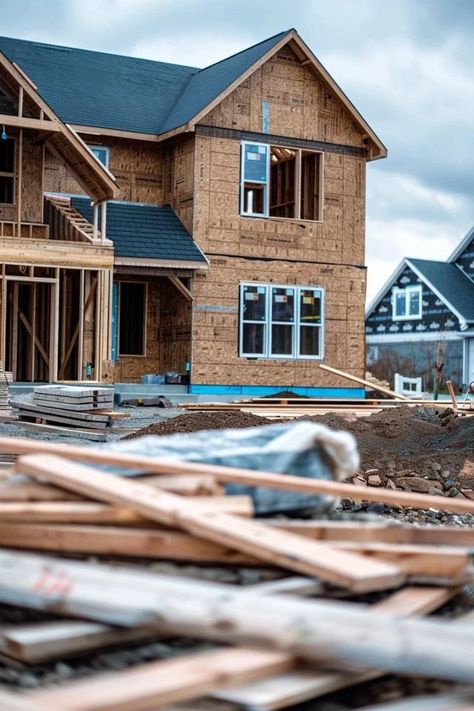 How To Frame A House: Construction Basics How To Frame A House, Contractor Aesthetic, House Construction Ideas, Construction Aesthetic, Catherine Cowles, Construction Photography, House Framing, Real Estate Business Plan, Construction House