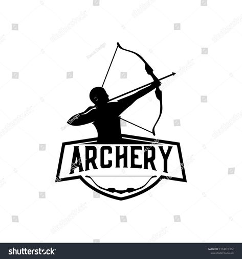 Archery design logo template. Arrow and bow sport vector illustration #Ad , #PAID, #logo#template#Archery#design Archery Design Art, Archery Logo Ideas, Archery Illustration, Arrow And Bow, Archery Design, Archery Logo, V Tattoo, Sport Vector, Logo Idea