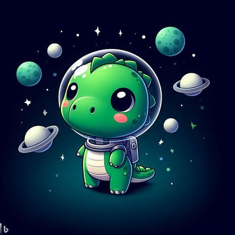 Animal Drawing Inspiration, Dinosaur Astronaut, Space Dinosaur, Astronaut Drawing, Astronaut Helmet, Dinosaur Tattoos, Cute Puns, Graffiti Style Art, Dinosaur Art