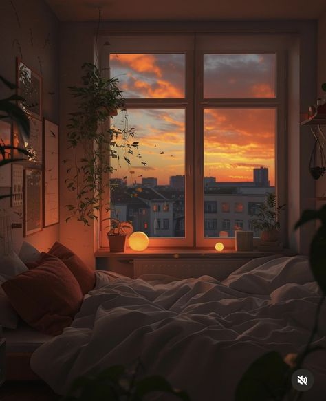 Bed Against Window, Apartment Bedding, San Myshuno, Comfy Bedroom, Apartment Aesthetic, Aesthetic Rooms, Dream Room Inspiration, Dream Apartment, Cozy Apartment