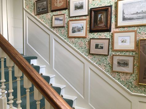 Period redecoration of a Georgian townhouse — ROLAND WOODWARD | Refurbishment Specialists Georgian House Decor, Georgian Staircase, Georgian Rectory, Georgian Interiors, Wooden Trellis, Georgian House, Georgian Townhouse, House Restoration, Period Property