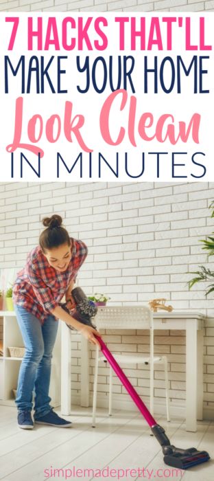 These cleaning hacks tips and tricks will have your home looking clean in no time. Speed clean your whole house with these tips. These speed cleaning hacks will come in handy when you have unexpected guests at home. Look Clean, Bathroom Cleaning Hacks, Deep Cleaning Tips, Speed Cleaning, Lazy People, Cleaning Motivation, Simple Life Hacks, Cleaning Schedule, House Cleaning