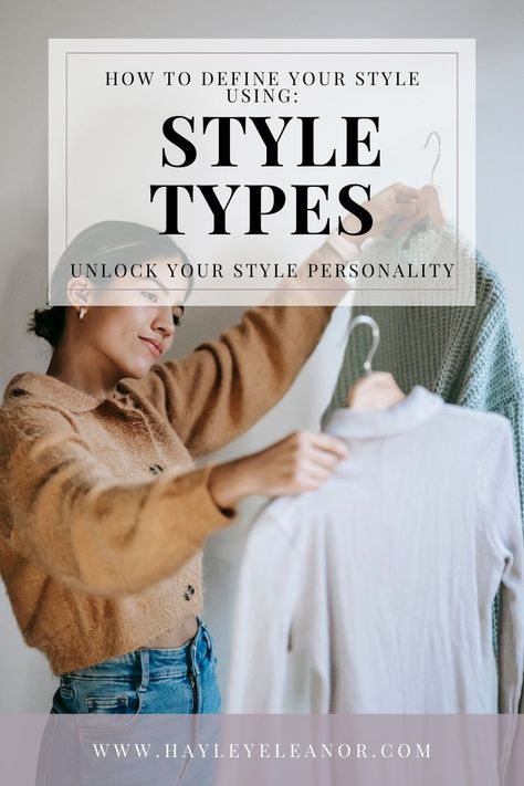 Are you tired of feeling like your wardrobe lacks a cohesive identity? Everyone has a unique style that reflects their personality, but sometimes it can be difficult to pinpoint exactly what that style is. Understanding the different style types can help you identify what resonates with you and create a wardrobe that truly reflects who you are. Are you more Classic, Romantic, Relaxed, Minimal, Heritage, Preppy, Edgy or Bohemian? Read on... Classic Style Personality Outfits, Different Types Of Fashion Styles Aesthetic Women, Classic Relaxed Outfits, Relaxed Classic Style Fashion, Romantic Style Wardrobe, Minimal Preppy Style, What Are The 8 Core Style Aesthetics Types, Finding Your Personal Style, Feminine Classic Style Outfit Ideas