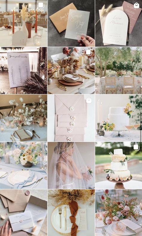 Wedding Venue Instagram Feed, Event Planning Instagram Feed, Wedding Planner Instagram Feed, Plan Instagram Feed, Moodboard Wedding, Grid Ideas, Instagram Event, Wedding Content, Wedding Social