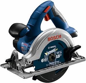 BOSCH Bare-Tool CCS180B 18-Volt Lithium-Ion 6-1/2-Inch Lithium-Ion Circular Saw Power Saw, Volt Ampere, Power Tool Batteries, The Saw, Cordless Power Tools, Canadian Tire, High Speed Steel, Circular Saw, Saw Blade