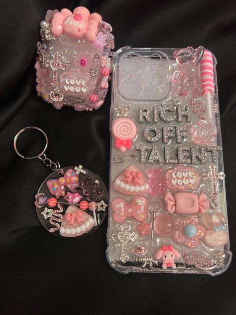 AirPod Junk Keychain & Junk Case DUO - Etsy Junk Stanley Topper, Airpod Junk Case, Custom Things To Sell, Junk Case Ideas Iphone, Airpod Max Junk Case, Junk Airpod Case, Pink Junk Case, Junk Glasses, Charm Phone Cases