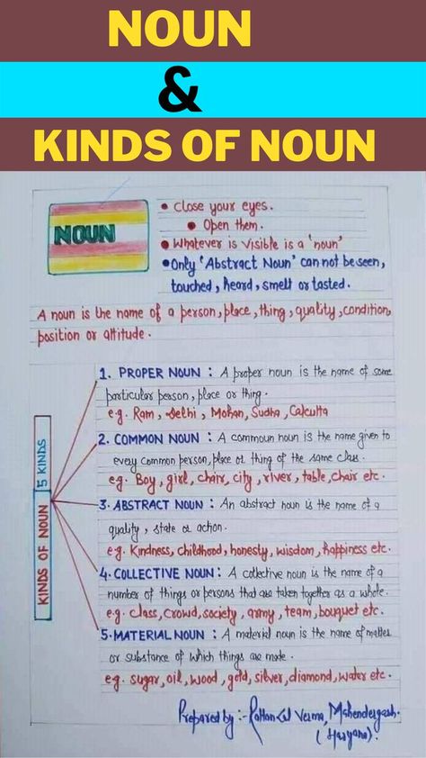 Definition of Noun & Kinds of Noun | English Grammar Noun Definition English, English Grammar Tricks, Noun Tlm In English, Noun Chart Classroom, Kinds Of Nouns Worksheet, Material Noun, Kinds Of Nouns, Type Of Noun, Noun Grammar