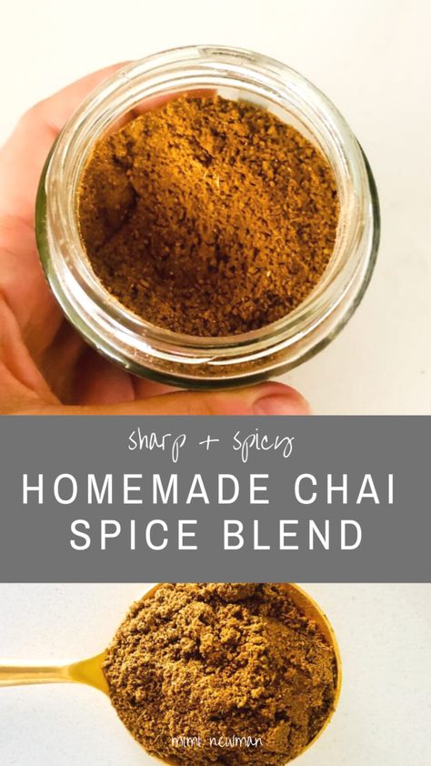 Homemade Chai Spice, Diy Coffee Creamer, Seasonal Recipes Fall, Chai Spice Mix, Homemade Chai, Coriander Seed, Tea Latte Recipe, Winter Baking, Spice Mix Recipes