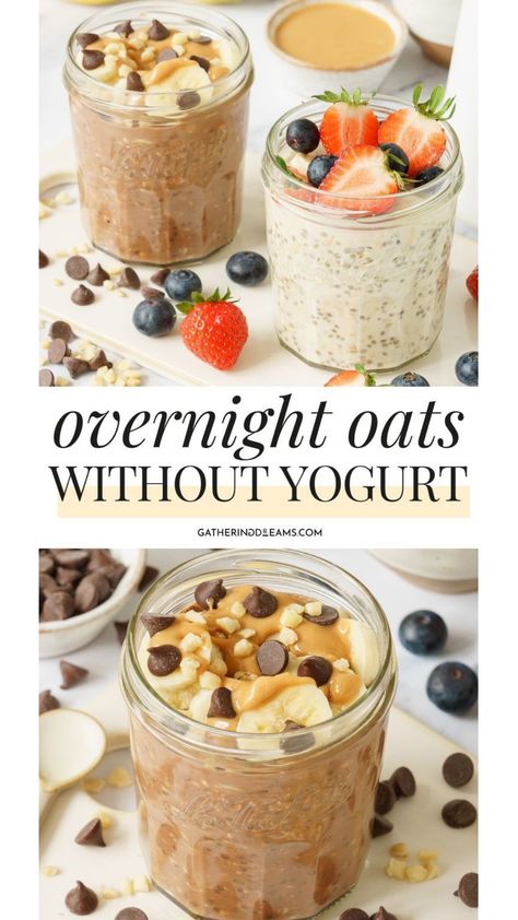 overnight oats Fulfilling Breakfast, Healthy Overnight Oats Recipe, Best Overnight Oats, Yummy Oatmeal, Overnight Oats Recipe Easy, Healthy Overnight Oats, Best Overnight Oats Recipe, Overnight Oats Recipes, Easy Overnight Oats