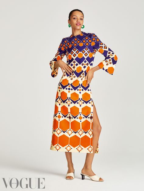 Bold Print Dress, Bold Prints Outfit, Prints Outfit, Christopher John Rogers, Afrocentric Fashion, Bold Dresses, Spring Clothing, Math Humor, Artist Management