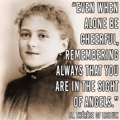 Saint Therese, Saint Quotes Catholic, Bible Study Help, St Therese Of Lisieux, Thérèse Of Lisieux, St Therese, Saint Quotes, Catholic Quotes, Faith Prayer