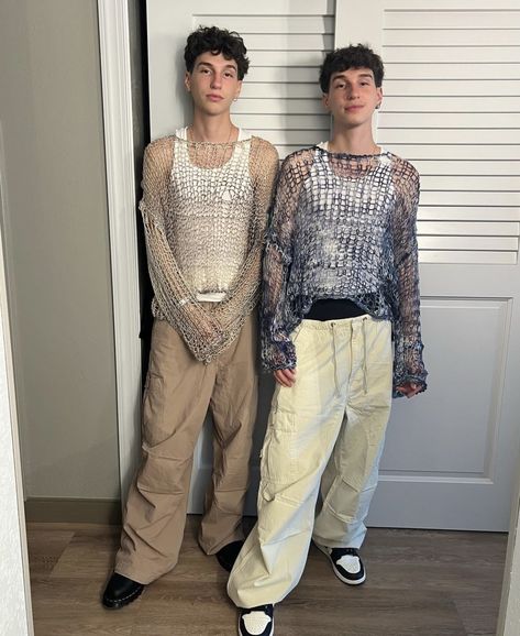 Mesh Male Outfit, Mens Mesh Top Outfit, Siren Aesthetic Outfit Male, Coachella Fits Men, Fish Net Shirt Outfit, Mesh Shirt Outfit Men, Male Coachella Outfits, Rave Men Outfits, Mens Mesh Top