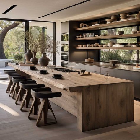 Modern Oak Kitchen, Australian Houses, Cabin Kitchens, Oak Kitchen, Scandinavian Kitchen, Kitchen Inspiration Design, Kitchen Trends, Trendy Kitchen, Counter Tops