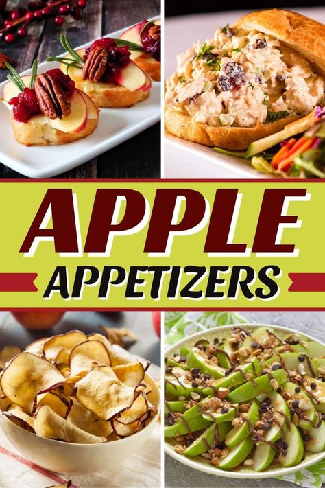 These apple appetizers show how versatile the fruit really is! From pizza to nachos to crostini, nobody will be able to resist these delicious bites. Fall Party Fruit Ideas, Apple Cheese Appetizer, Fall Fruit Appetizers, Fall Apple Appetizers, Apple Finger Food, Apple Appetizer Recipes, Apple Hors D’oeuvres, Fresh Fruit Appetizers, Appetizers With Apples