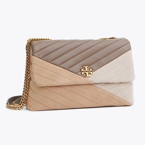 Kira Chevron Convertible Shoulder Bag, Tory Burch Kira Chevron, Kira Chevron, Tory Burch Kira, Flap Shoulder Bag, Convertible Bags, Tory Burch Bags, Quilted Leather, Metal Chain