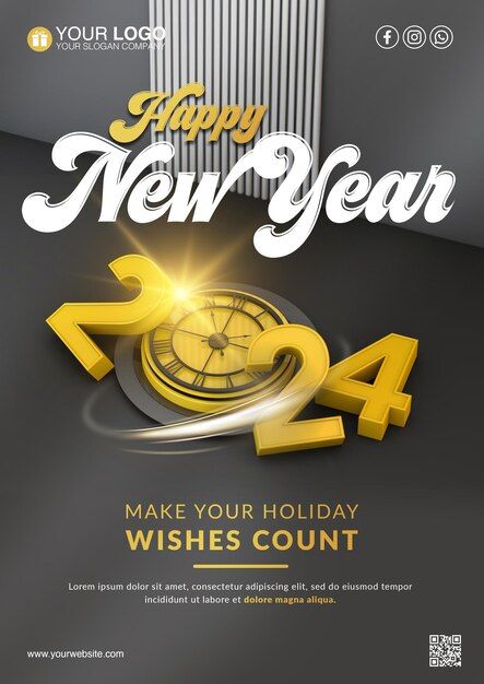 Happy new year 2024 poster template | Premium Psd #Freepik #psd #holiday #event #new-year #flyer New Year Flyer 2024, Happy New Year 2024 Flyer Design, New Year Poster Design 2024, Happy New Year Flyer Design, New Year 2024 Poster, Happy New Year 2024 Poster, Happy New Year Poster Design, New Year Flyer Design, Happy New Year Wallpapers