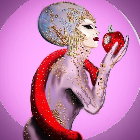 First time dipping into some digital art. Sasha Velour’s finale look 🐍 @sashavelour #sashavelour #rpdrart #rpdr #digitalart #photoshop… Sasha Velour, Drag Race, First Time, Digital Art, Photoshop, Fan Art, Disney Princess, Fan, Disney Characters