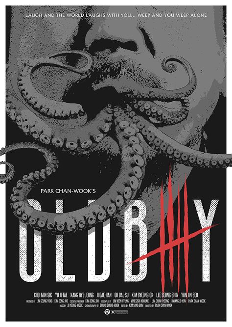 Oldboy (2003) Oldboy 2003 Poster, Oldboy Poster, Oldboy Movie, Oldboy 2003, Park Chan Wook, Film Poster Design, Graphic Poster Art, Thriller Movies, Cinema Posters