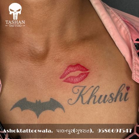 TashanTattoo
AshokTattooWala
S.20. Tirupati plaza
Opp. New bus stand
Near gd modi collage
Palanpur (gujrat)
9586697547
9687533310 Kiss Emoji Tattoo, Lip Tattoo Ideas Kisses Men, Kiss Tattoo On Chest, Kiss Tattoo Men, Lips Tattoo Ideas Kisses, Kiss Names, Boyfriend Name Tattoos, Tattoo Kiss, Emoji Tattoo