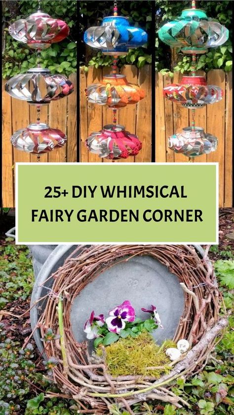 Get inspired by 25 Whimsical Fairy Garden Corner Art Ideas and create a magical world in your own backyard! Build adorable fairy treehouses, whimsical fairy swings, or even a miniature fairy village. Let your creativity flourish and let the fairies bring joy and wonder to your garden. #FairyGardenArt #DIYIdeas #GardenDecor #WhimsicalLiving Whimsical Garden Ideas, Fun Garden Art, Whimsical Fairy Garden, Fairy Garden Art, Storybook Gardens, Corner Art, Witchy Garden, Girls Crafts, Fairy Garden Plants