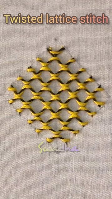 Threadwork Embroidery, Couching Stitch, Stitch Family, Thread Art, Creative Embroidery, Embroidery For Beginners, Thread Work, Embroidery Tutorials, May 20