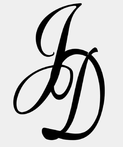 J And D Tattoo, J D Logo Design, D And J Tattoo, J And D Logo, J & J Tattoos, Jd Initials, Jb Initials, Jd Tattoo, D J