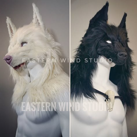 Wolf Headdress, Werewolf Mask, Overwatch Hanzo, Wolf Costume, Wolf Mask, 다크 판타지, Cool Masks, Cosplay Diy, Fantasias Halloween