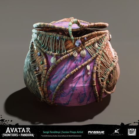 "Avatar: Frontiers of Pandora - Props" by Sergii Tenditnyi Frontiers Of Pandora, Avatar Animals, Pandora Accessories, Avatar Pandora, Pandora Avatar, Harry Potter Drawings, Avatar Movie, Body Pose Drawing, Avatar World