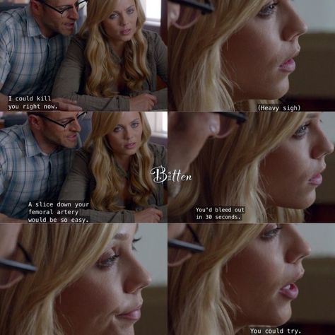 Bitten Tv Show, Female Werewolf, Female Werewolves, Laura Vandervoort, Tv Quotes, Fantasy Series, Great Movies, Book Series, Movies And Tv Shows