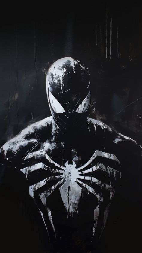 Spiderman Comic Art, Symbiote Spiderman, Spiderman Venom, Whatsapp Wallpapers Hd, Venom Comics, Image Spiderman, Black Spiderman, Spiderman Artwork, Spiderman Pictures