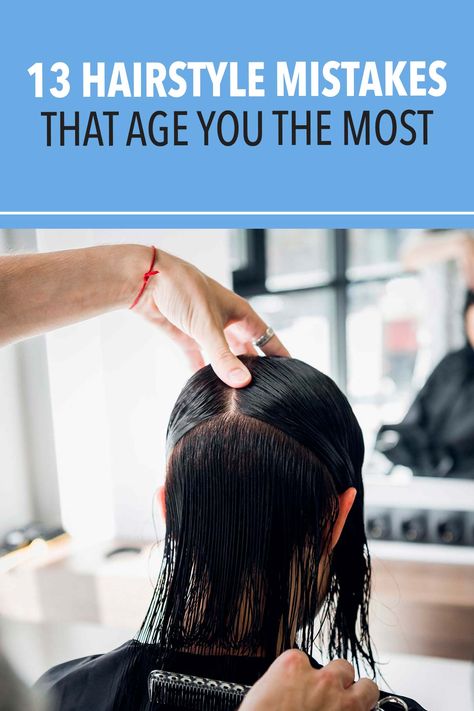 One of the easiest anti-aging hair care tricks is getting the right hair cut. A good hair cut can make you look thinner, younger, and definitely happier. #hairstyles #antiaging #style #hair Age Defying Hairstyles, Easiest Haircut To Style, Cut To Make Hair Look Thicker, Younger Hairstyles Anti Aging, Hairstyles To Make You Look Younger And Thinner, Haircut To Make You Look Younger, Anti Aging Hairstyles, Do Bangs Make You Look Younger, Hairstyles For Thinning Hair On Top