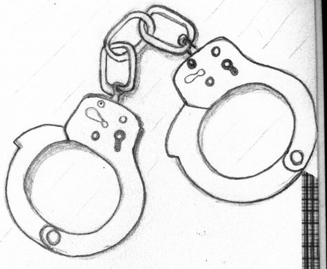 hand cuffs Hand Cuff Tattoo, Hand Cuffs Drawing, Cuffs Drawing, Handcuff Tattoo, Handcuffs Drawing, Jr Tattoo, Police Art, Fashion Illustration Face, Cuff Tattoo