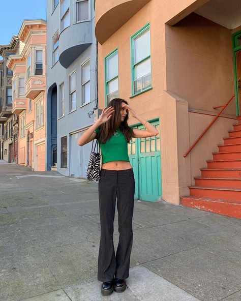 San Francisco Aesthetic Outfits, San Francisco Outfit, San Francisco Street Style, San Francisco Aesthetic, Sandra Shehab, San Francisco Street, Indie Chic, Girl Boss Style, Outfit Aesthetic