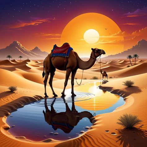 Camel Drawing, Agriculture Pictures, Camel Painting, Camels Art, Africa Art Design, Velvet Painting, Beautiful Scenery Photography, Galaxies Wallpaper, Scene Drawing